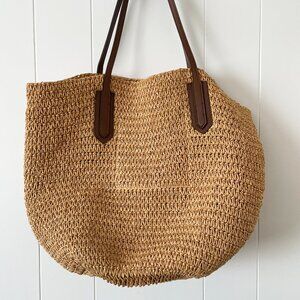 J. Crew Straw Market Straw Tote